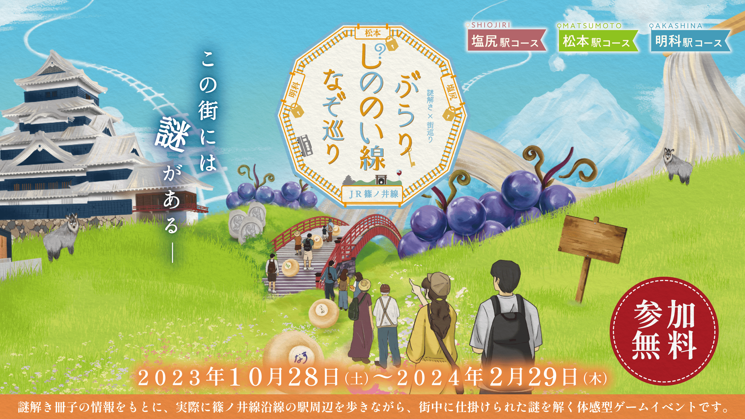 ぶらり しののい線 なぞ巡り