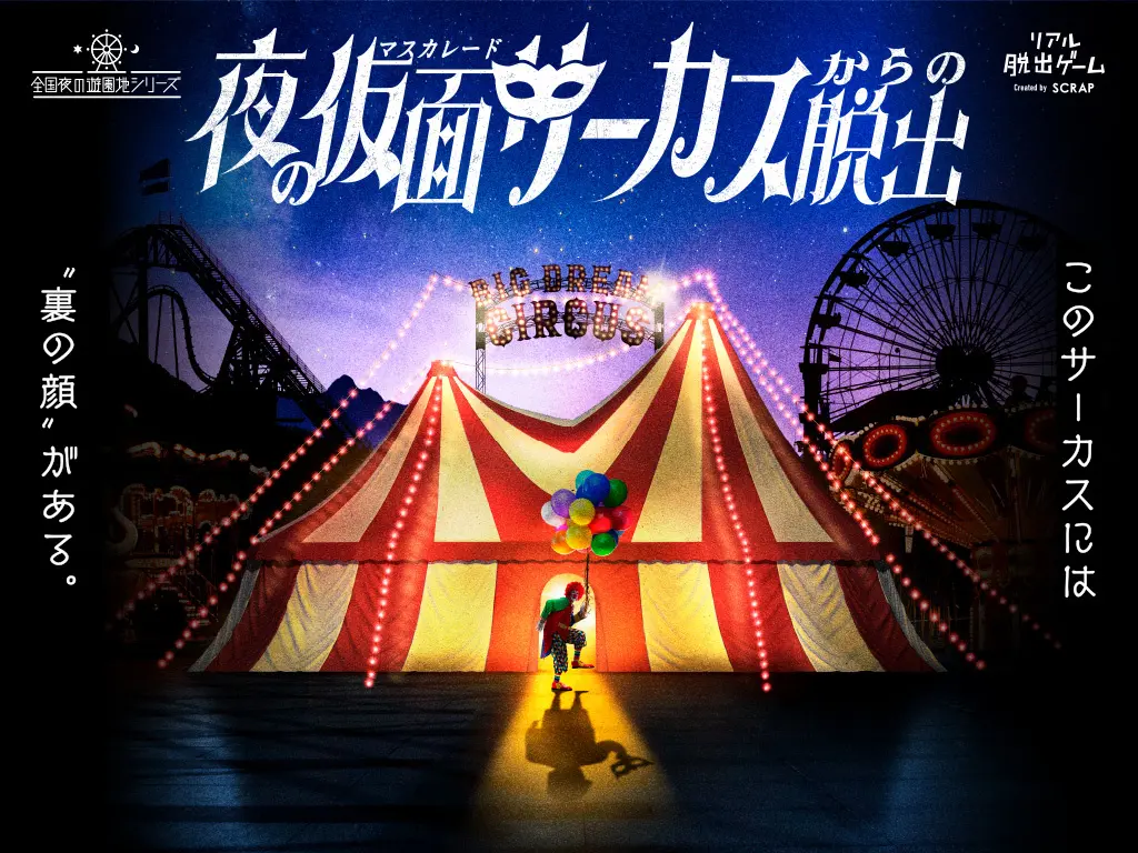 夜の仮面(マスカレード)サーカスからの脱出